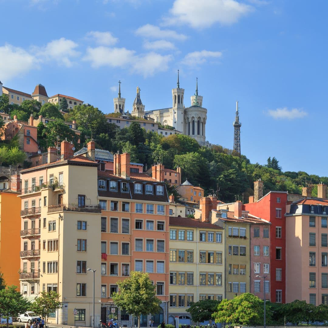 Lyon, vue sur Fourvière